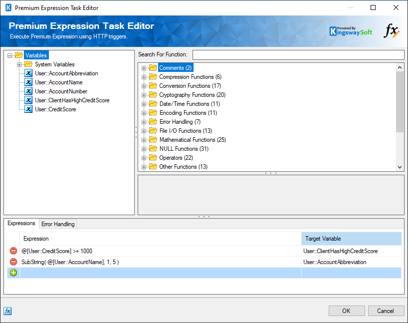 SSIS Premium Expression Task